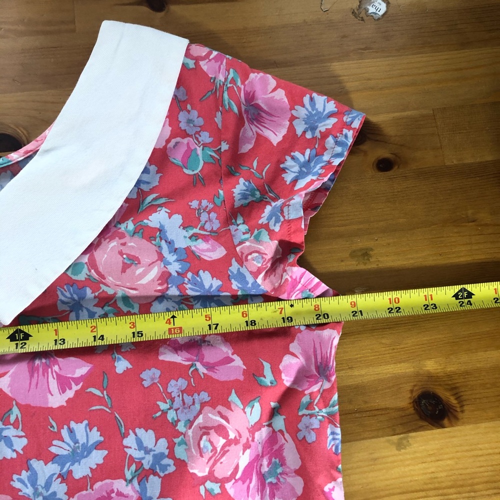 Vintage Laura Ashley Mother and Child Dress Drop Waste Floral Maxi Size 12 - Picture 9 of 12